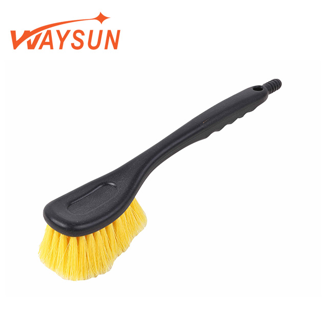 Abrasive Wire Brushes Grip Flo-thru Stainless Steel Nylon With Tpr Wiper Window Wipe Fiber Mini Soft Car Wheel Cleaning Brush